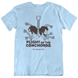 Funny TV SHOW Poster Flight of the Conchords Fan T Shirt