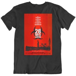 28 Days Later Movie Poster Fan T Shirt