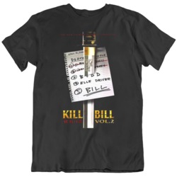 Kill Bill Vol 2 Movie Poster Fan T Shirt
