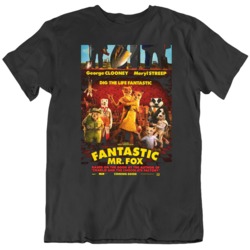 Fantastic Mr Fox  Movie Poster Fan T Shirt