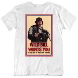 1941 Wild Bill Wants You Movie Poster Fan T Shirt