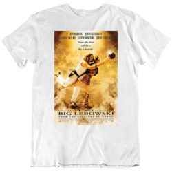 The Big Lebowski 1998  Movie Poster Fan T Shirt