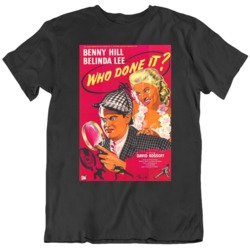 Who Done it 1956 Movie Poster Fan Black T Shirt