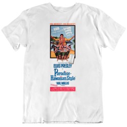 Paradise Hawaiian Style 1966 Movie Poster Fan T Shirt