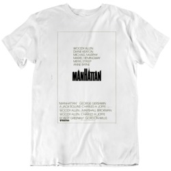 Manhattan 1979 Movie Poster Fan T Shirt
