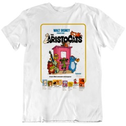 The Aristocats 1980 Movie Fan Poster   T Shirt