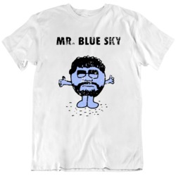 Jeff Lynne & Elo Tribute Mr Blue Sky Distressed  T Shirt