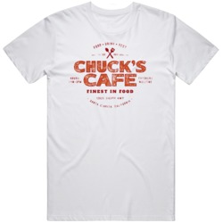 Chuck's Cafe Duel Movie Fan Distressed  T Shirt