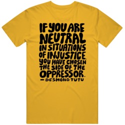 Black Lives Matter Protest Desmond Tutu Quote  T Shirt