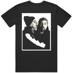 Jay and Silent Bob Retro Funny Pic Movie Fan T Shirt