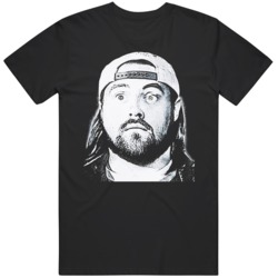 Silent Bob Big Head Funny  Movie Fan T Shirt