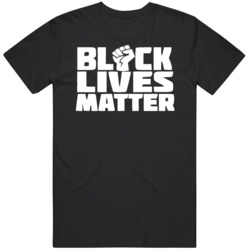 Black Lives Matter George Floyd Support Black Lives Resist Fist v3 T S