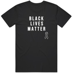 Black Lives Awareness Ribbon Black Lives Matter V2  T Shirt