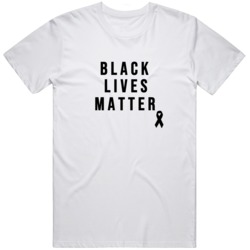 Black Lives Awareness Ribbon Black Lives Matter V3  T Shirt