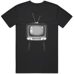 Retro Tv Set Cool V2  T Shirt