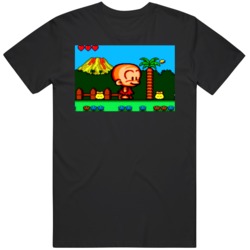 Bonk's Adventure Game Play Video Game Fan  T Shirt