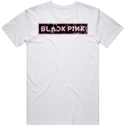 Black Pink K POP Korean Music Fan Distressed T Shirt