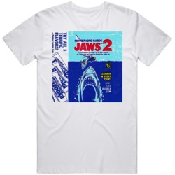 Retro Classic Movie Jaws 2 Wax Pack Cards Gum  T Shirt