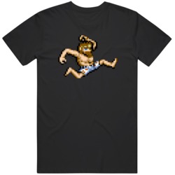 Ghost and Goblins Arthur No Armor Retro Classic Video Game Fan T Shirt