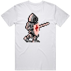Wizard and Warriors Distressed NES 8 Bit Retro Classic Video Game Fan 