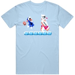 Ice Climber Classic NES Cool Retro Video Game Fan Distressed T Shirt