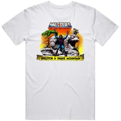 MOTU Skeletor and Snake Mountain Cool Retro Cartoon Fan T Shirt