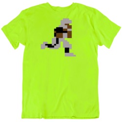 Tecmo Bowl Bo 8 Bit Sprite Retro NES Video Game  Fan T Shirt