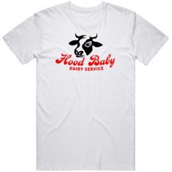 Hood Baby Dairy Service KBFR Music Fan  T Shirt