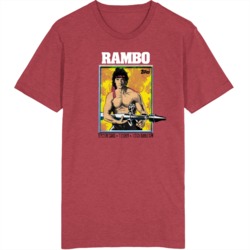 Rambo 80s Wax pack Cult Classic Action Movie Movie  T Shirt