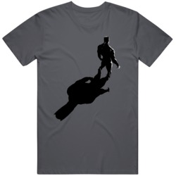 Black Panther T'Challa Chadwick Boseman Silhouette Fan  T Shirt