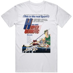 Retro Classic Video Game Track and Field Hyper Olympics Cover Art  T S