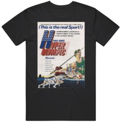 Retro Classic Video Game Track And Field Hyper Olympics Cover Art Blac