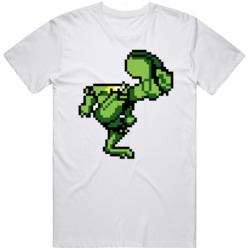 Retro Classic Video Game Battletoads Kick T Shirt
