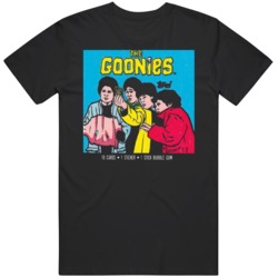 Retro Wax Pack Cult Classic Movie The Goonies Fan  T Shirt