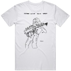 Patent Number 4656917 1987 Van Halen Fan  T Shirt
