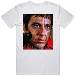 Scarface Bathroom scene Classic Gangster Movie Fan T Shirt