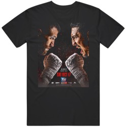 Vasyl Lomachenko Vs Teofimo Lopez Fight Poster Boxing Fan  T Shirt