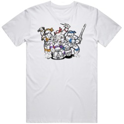 Saturday Morning Cartoon Tmnt Retro Cartoon Fan V2 T Shirt