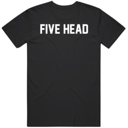 Funny Five Head Smart Brain  T Shirt