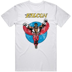 Retro 78 Playing Card The Falcon Retro Comic Fan Distressed T Shirt
