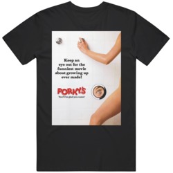 Retro 80's Comedy Porky's  Movie  Fan V3 T Shirt