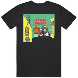Retro Wax Pack Stars Wars A New Hope Bubble Gum Movie Fan  T Shirt