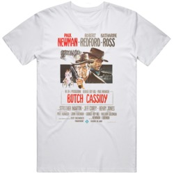 Butch Cassidy and The Sundance Kid Italian Poster Movie Fan  T Shirt