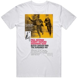 Butch Cassidy and The Sundance Kid  Poster Movie Fan T Shirt