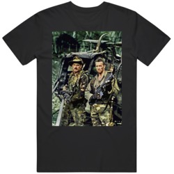 Classic 80s Action Movie Predator Arnold Jesse The Body Movie Fan V1 T