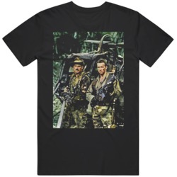 Classic 80s Action Movie Predator Arnold Jesse The Body Movie Fan v2 T