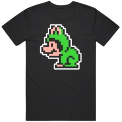 Super Mario 3 Frog Suit Retro Gamer Fan  T Shirt
