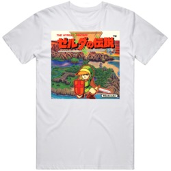 Retro 86 Famicon Box Art Japan The Legend of Zelda Video Game Fan T Sh