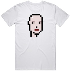 Cryptopunk Female Cool Crypto Currency Fan  T Shirt