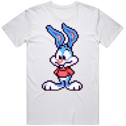 Tiny Toons Buster Bunny Retro NES Video Game Sprite  Fan T Shirt